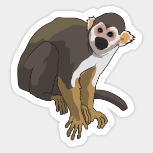 Squirrel Monkey Sticker